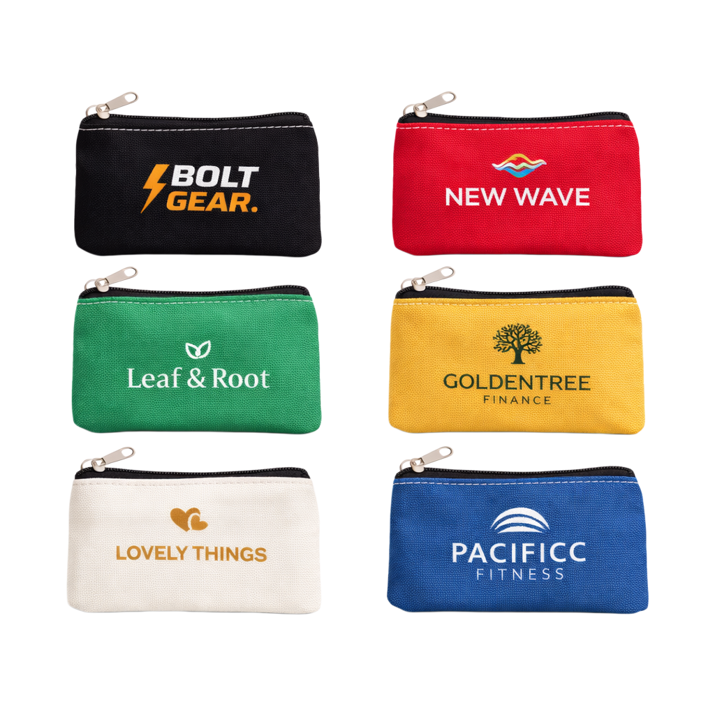 Custom Canvas Makeup Bags