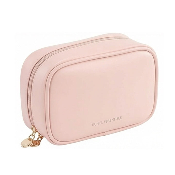 Bulk Custom Faux Leather Makeup Organizer Bags with Logo
