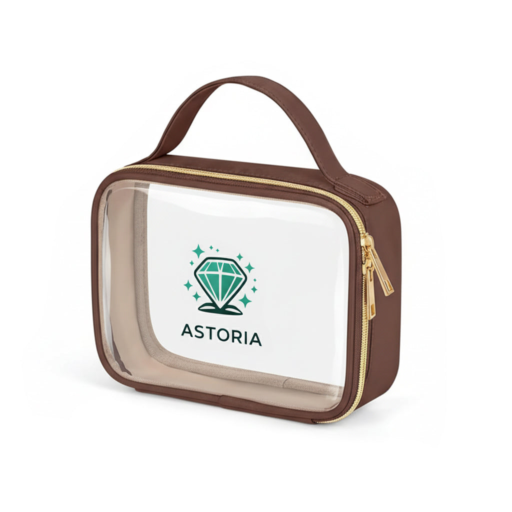 Bulk Custom Small Waterproof PVC Travel Cosmetic Bags with Logo