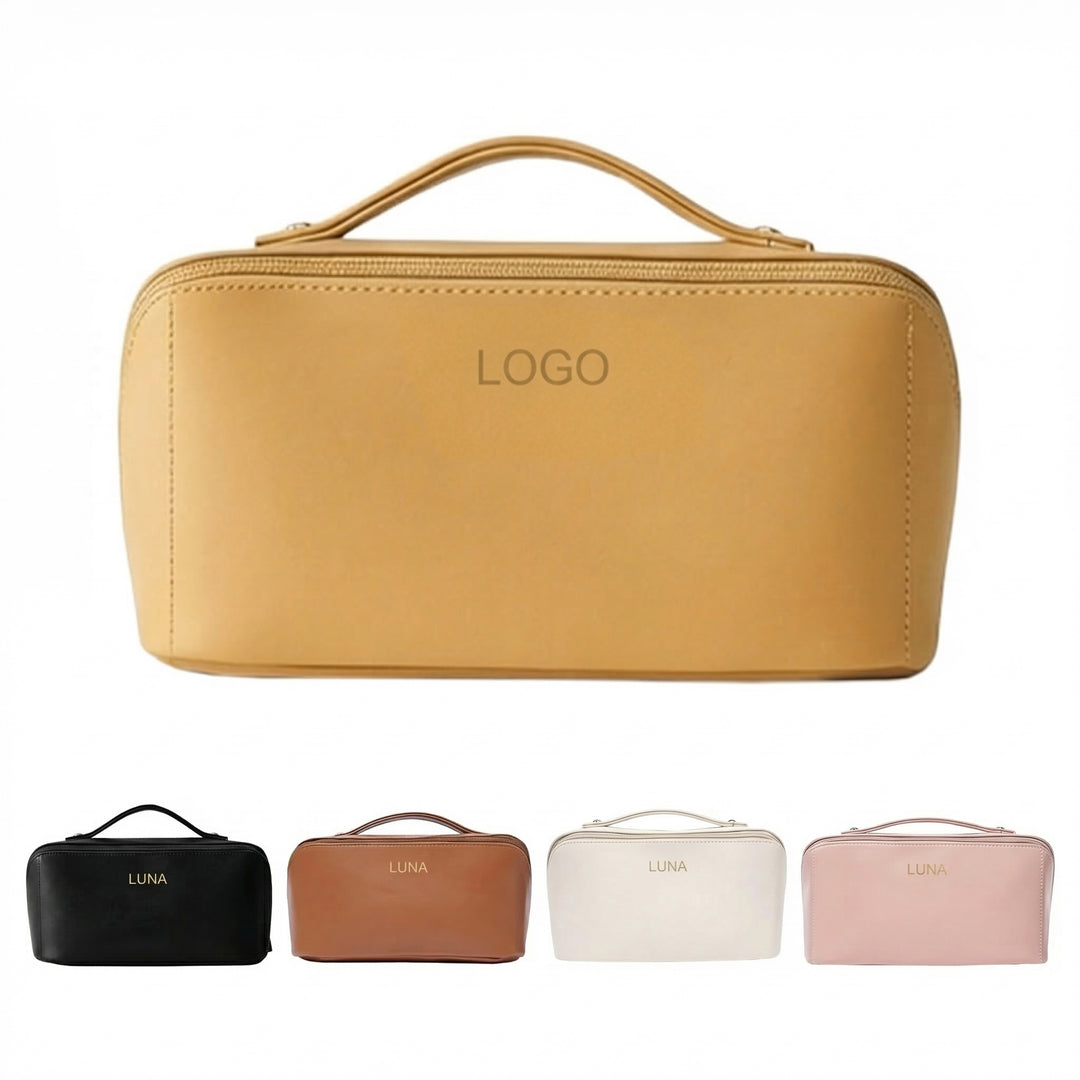 Bulk Custom Large Waterproof Travel Cosmetic Organizer Bags with Logo