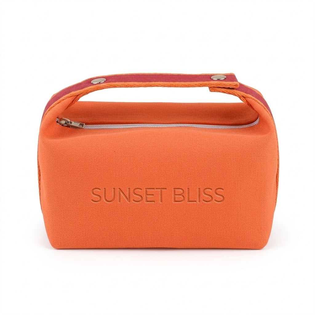 Bulk Custom Canvas Makeup Bags with Logo for Travel